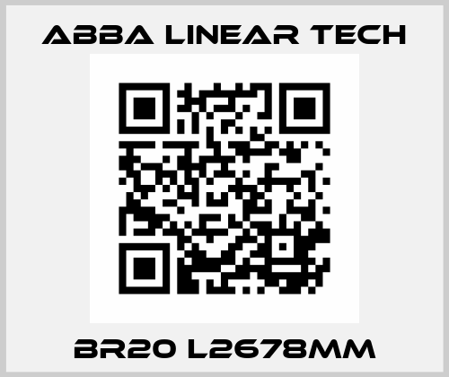 BR20 L2678MM ABBA Linear Tech