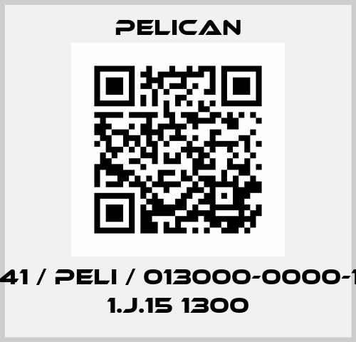 147241 / Peli / 013000-0000-110E / 1.J.15 1300 Pelican