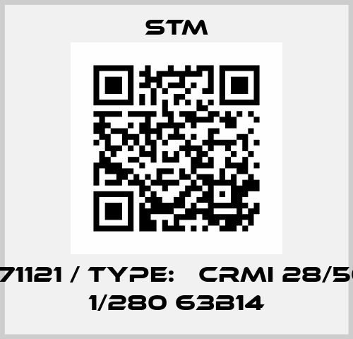 2111871121 / TYPE:   CRMI 28/50 A4 1/280 63B14 Stm