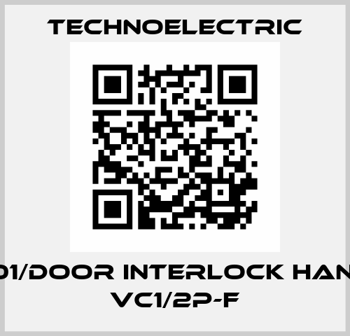 18001/DOOR INTERLOCK HANDLE VC1/2P-F Technoelectric