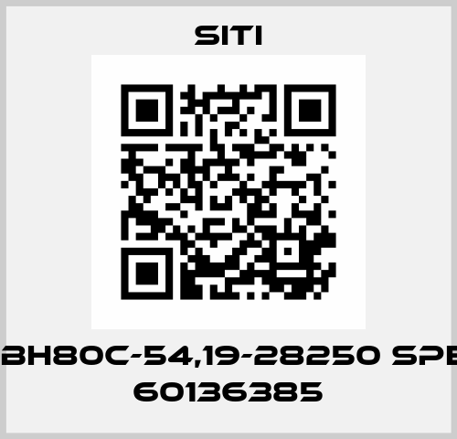 MBH80C-54,19-28250 SPE / 60136385 SITI