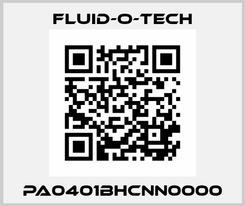 PA0401BHCNN0000 Fluid-O-Tech