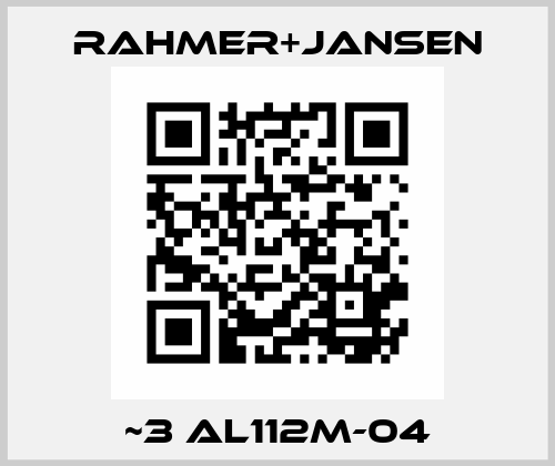 ~3 AL112M-04 Rahmer+Jansen