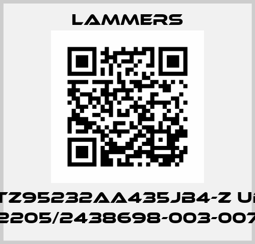 1TZ95232AA435JB4-Z UD 2205/2438698-003-007 Lammers