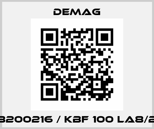 3200216 / KBF 100 LA8/2 Demag