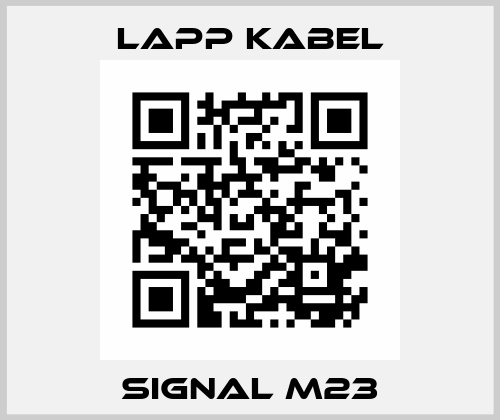 SIGNAL M23 Lapp Kabel