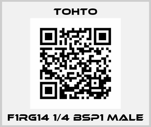 F1RG14 1/4 BSP1 Male TOHTO