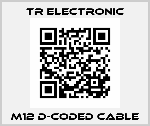 M12 D-coded cable TR Electronic