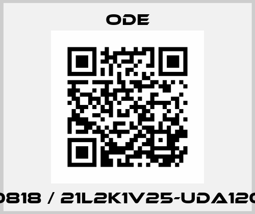 80000818 / 21L2K1V25-UDA12024CS Ode