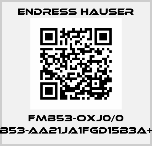 FMB53-OXJ0/0 (FMB53-AA21JA1FGD15B3A+AC) Endress Hauser