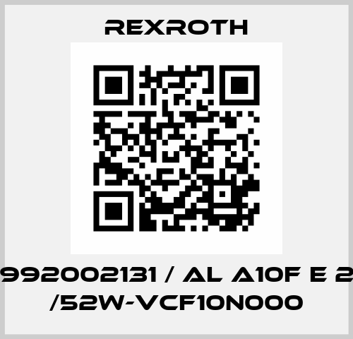 R992002131 / AL A10F E 28 /52W-VCF10N000 Rexroth