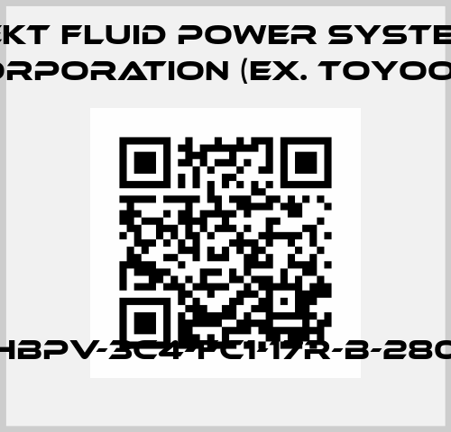 HBPV-3C4-FC1-17R-B-280 JTEKT FLUID POWER SYSTEMS CORPORATION (ex. Toyooki)