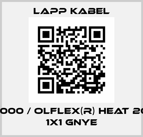 0084000 / OLFLEX(R) HEAT 205 SC 1X1 GNYE Lapp Kabel