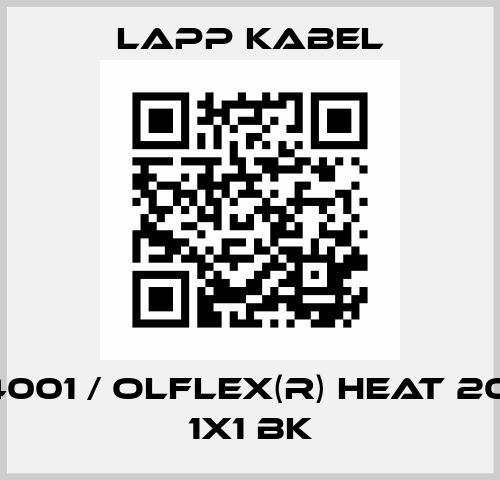0084001 / OLFLEX(R) HEAT 205 SC 1X1 BK Lapp Kabel