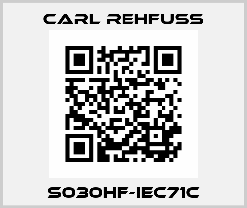 S030HF-IEC71C Carl Rehfuss