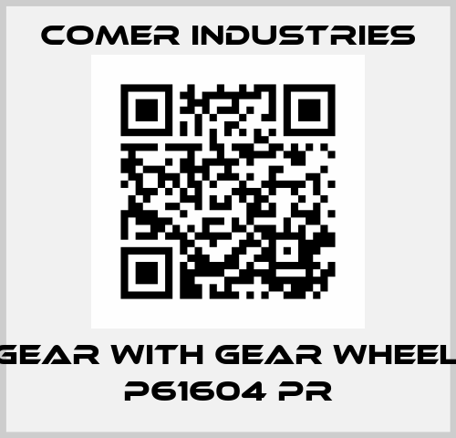 Yaw gear with gear wheel for  P61604 PR Comer Industries