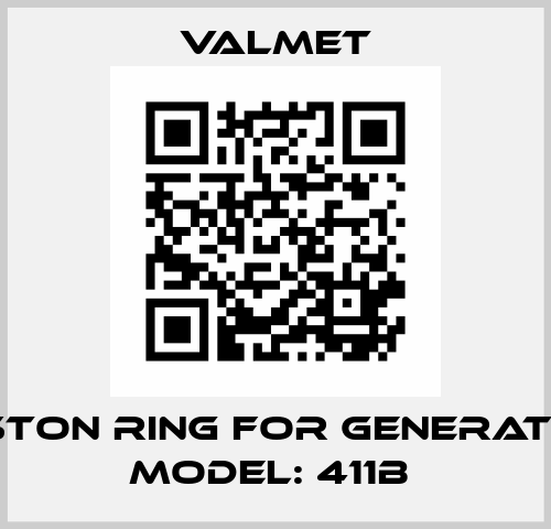 Piston Ring for Generator Model: 411B  Valmet
