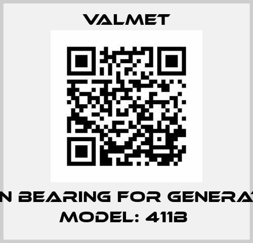 Main bearing for Generator Model: 411B  Valmet