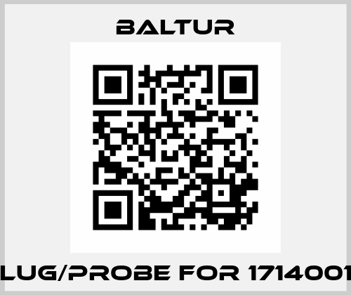 plug/probe for 17140010 Baltur
