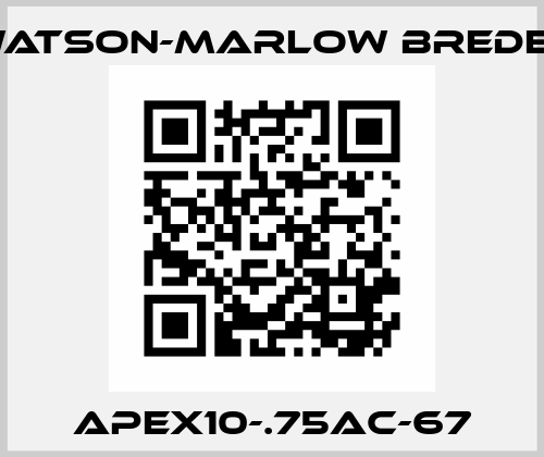 APEX10-.75AC-67 Watson-Marlow Bredel