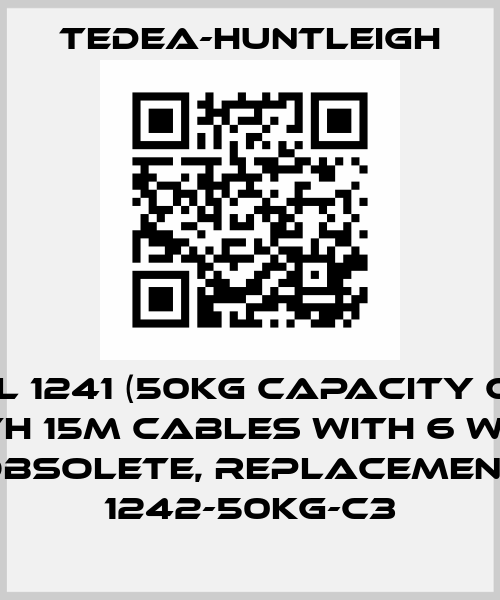 Model 1241 (50kg capacity class G with 15m cables with 6 wires) obsolete, replacement 1242-50kg-C3 Tedea-Huntleigh