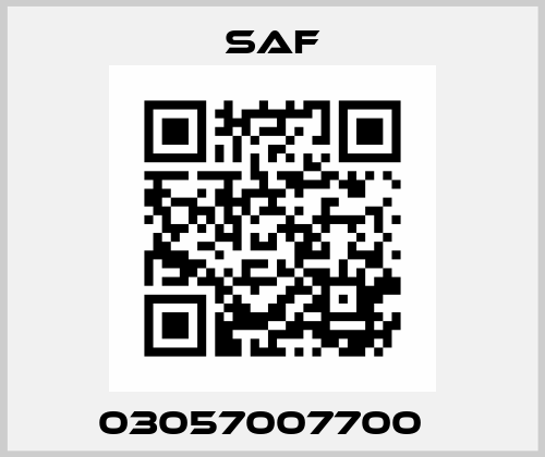 03057007700   SAF