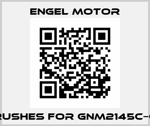 Brushes for GNM2145C−G5 Engel Motor