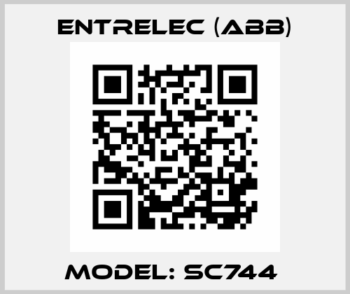Model: SC744  Entrelec (ABB)
