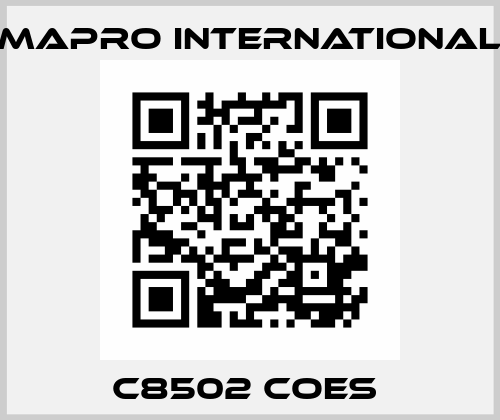 C8502 COES  MAPRO International