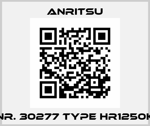 Nr. 30277 Type HR1250K Anritsu