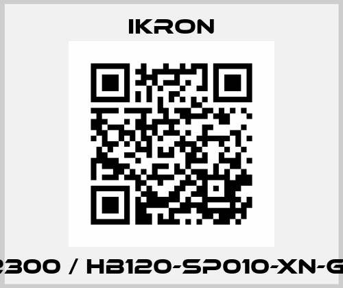 HHS02300 / HB120-SP010-XN-G-O-S-Z Ikron