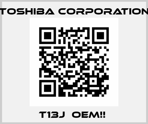 T13J  OEM!!  TOSHIBA CORPORATION
