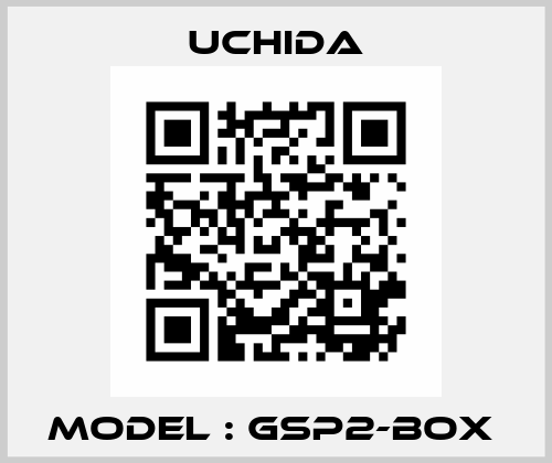 MODEL : GSP2-BOX  Uchida