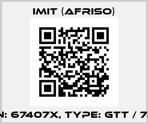 P/N: 67407X, Type: GTT / 7RG IMIT (Afriso)