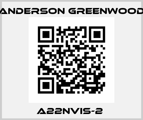 A22NVIS-2  Anderson Greenwood