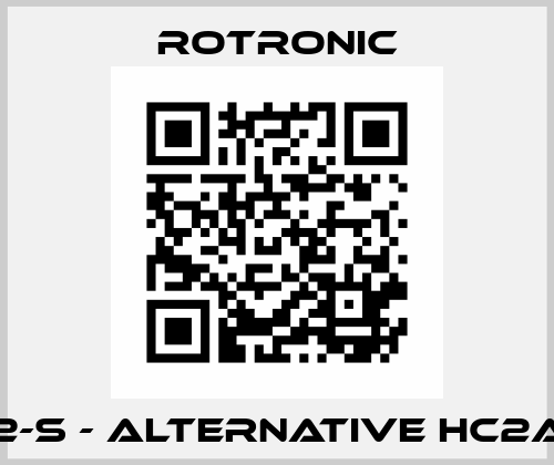 HC2-S - alternative HC2A-S  Rotronic