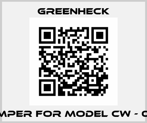 Damper for Model CW - 060  Greenheck