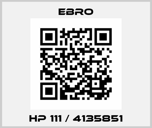 HP 111 / 4135851 Ebro