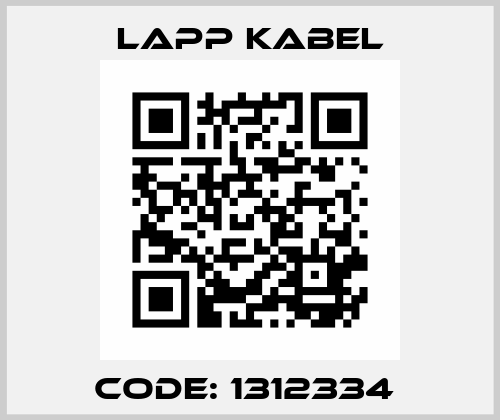 Code: 1312334  Lapp Kabel