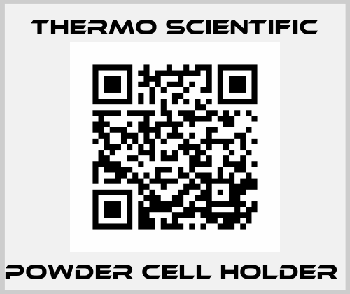 Powder Cell Holder  Thermo Scientific