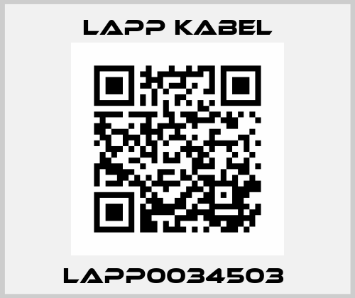 LAPP0034503  Lapp Kabel