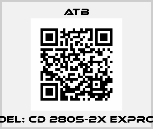 Model: CD 280S-2X EXPROOF  ATB
