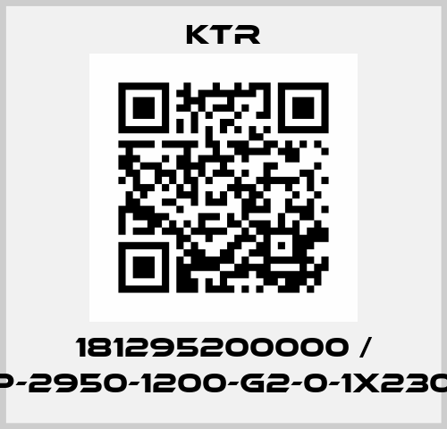 181295200000 / EHP-2950-1200-G2-0-1X230VL KTR