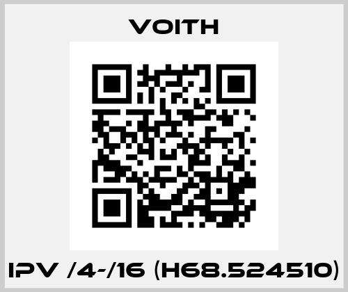 IPV /4-/16 (H68.524510) Voith