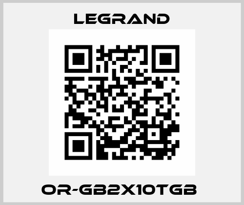 OR-GB2X10TGB  Legrand