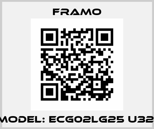 Model: ECG02LG25 U32  FRAMO