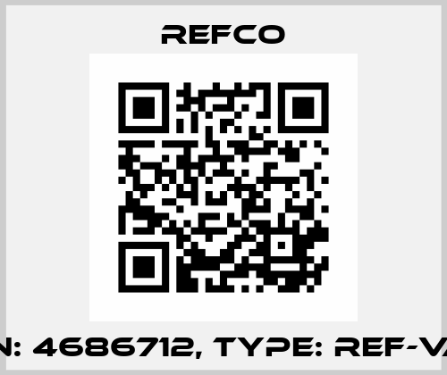 p/n: 4686712, Type: REF-VAC Refco