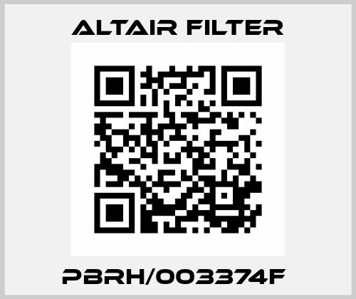 PBRH/003374F  Altair Filter