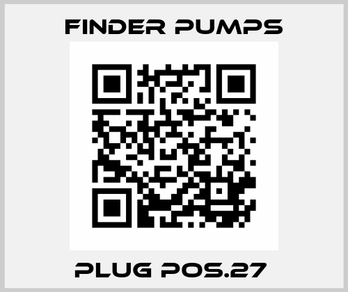  PLUG POS.27  Finder Pumps
