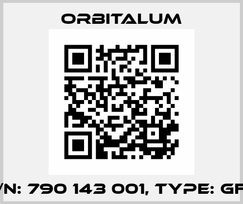 P/N: 790 143 001, Type: GF6 Orbitalum